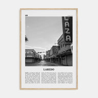 Laredo, Texas Travel B&W Poster