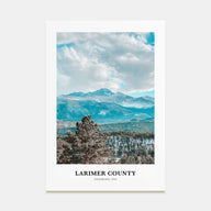 Larimer County Portrait Color Poster