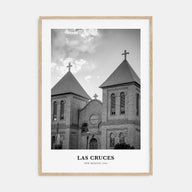 Las Cruces Portrait B&W Poster