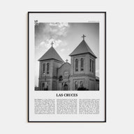 Las Cruces Travel B&W Poster