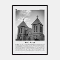 Las Cruces Travel B&W Poster