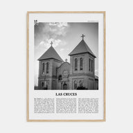 Las Cruces Travel B&W Poster