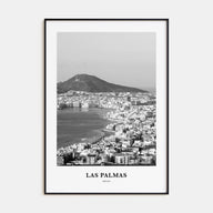 Las Palmas Portrait B&W Poster
