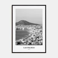 Las Palmas Portrait B&W Poster