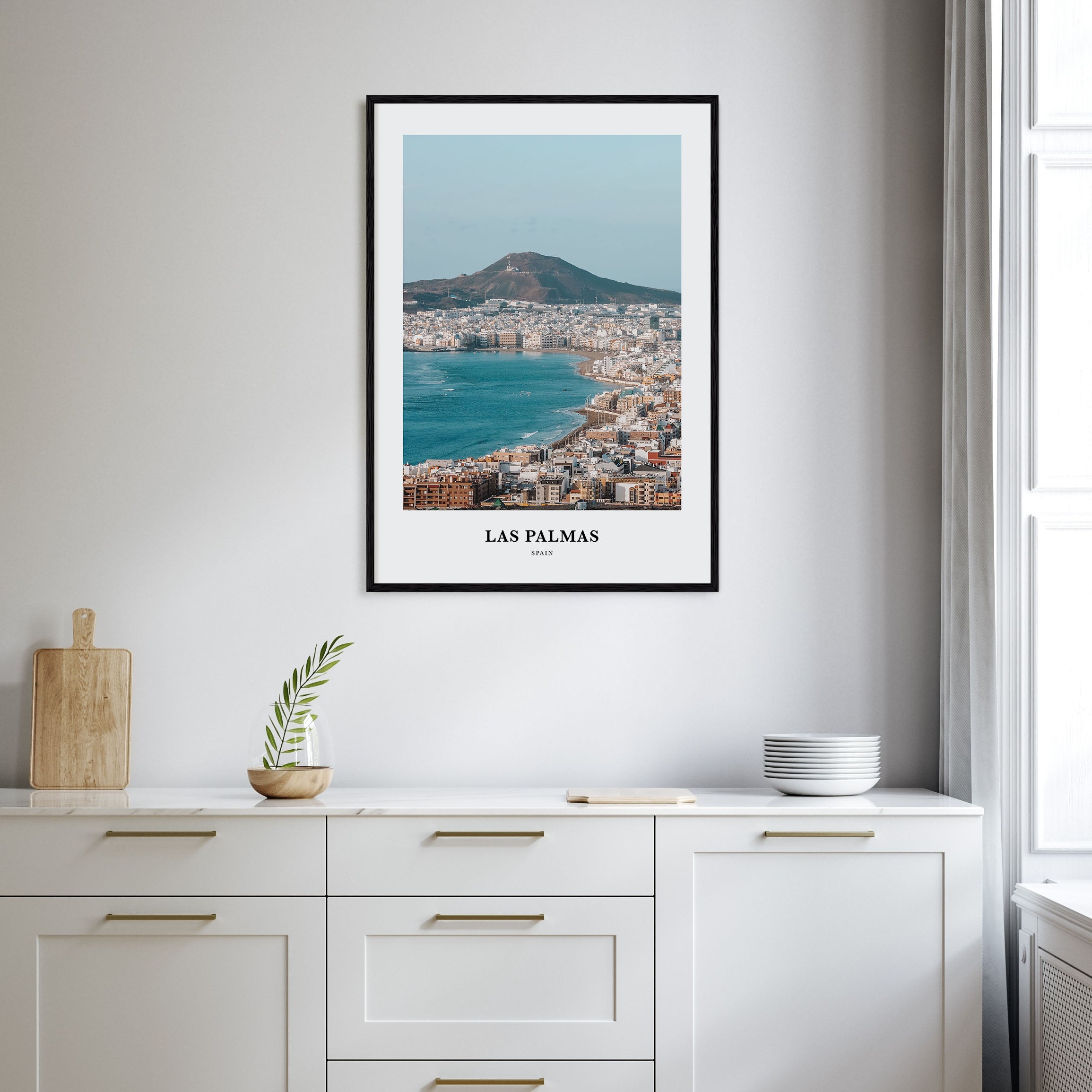 Las Palmas Portrait Color Poster