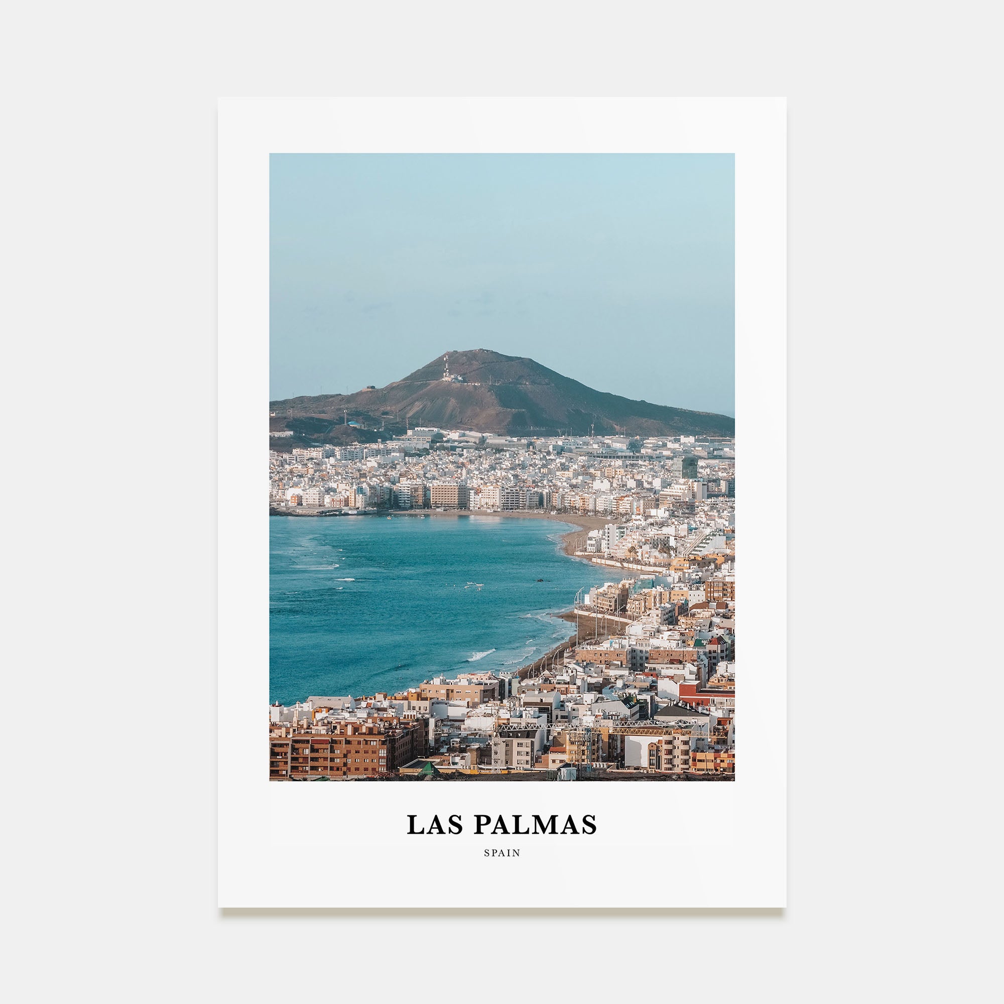 Las Palmas Portrait Color Poster