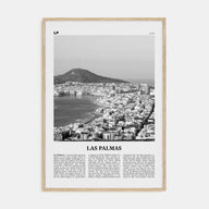 Las Palmas Travel B&W Poster