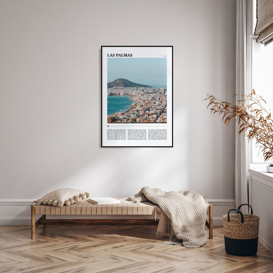 Las Palmas Travel Color Poster
