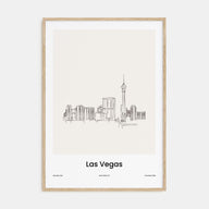 Las Vegas Drawn Poster
