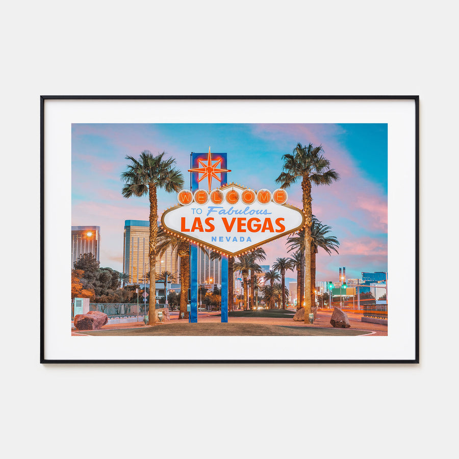 Las Vegas Landscape Color Poster