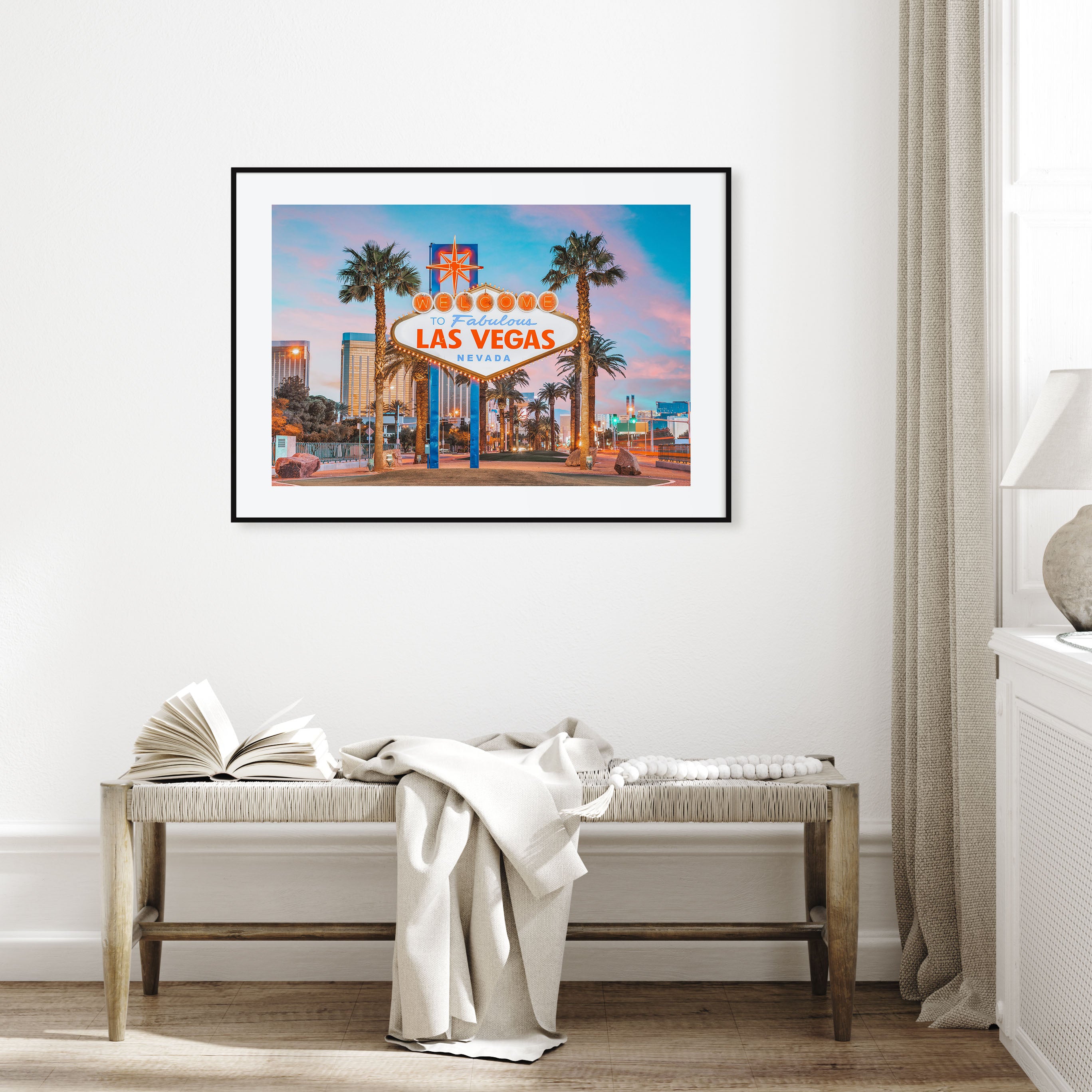 Las Vegas Landscape Color Poster