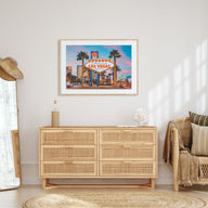 Las Vegas Landscape Color Poster