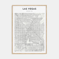 Las Vegas Map Portrait Poster