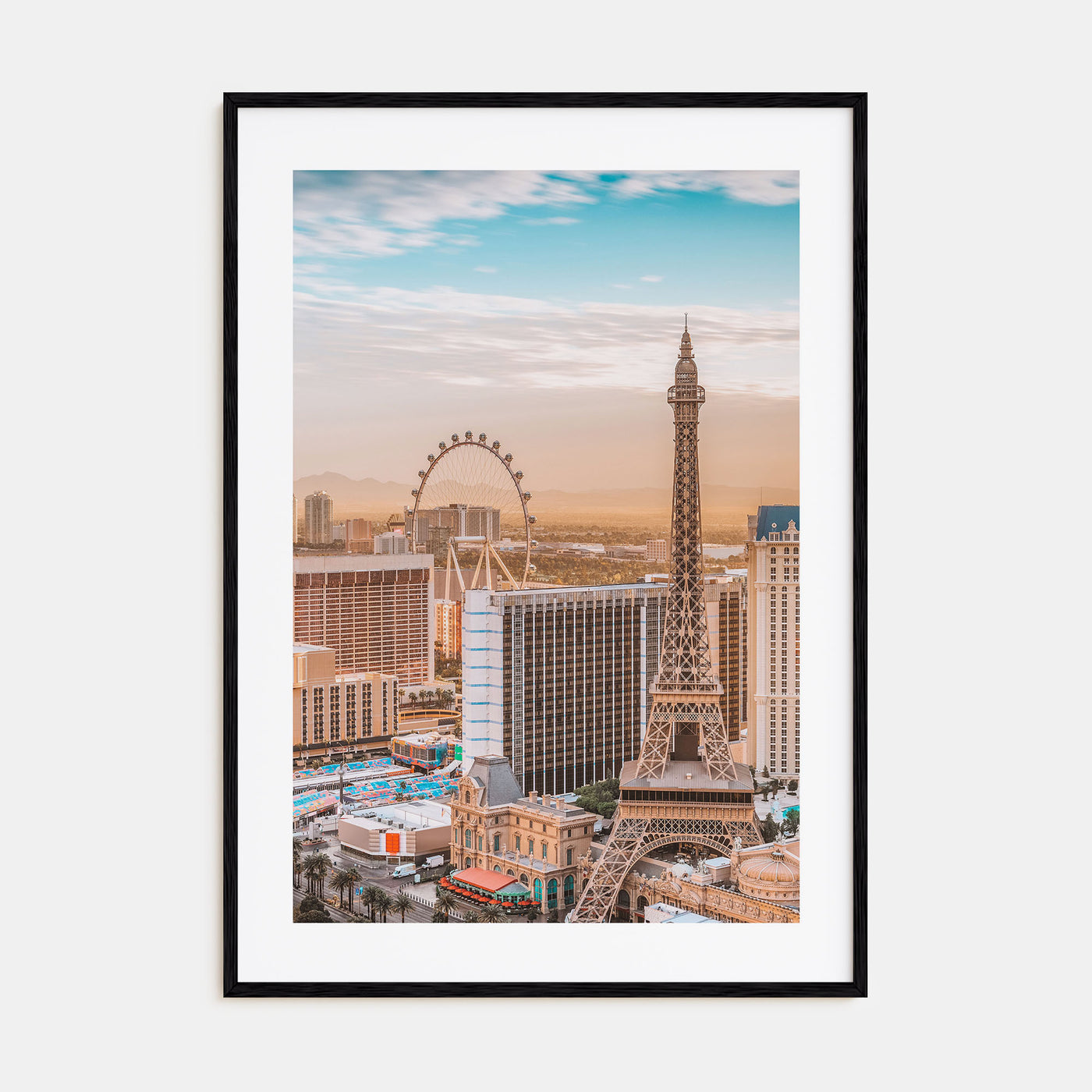 Las Vegas Photo Color Poster