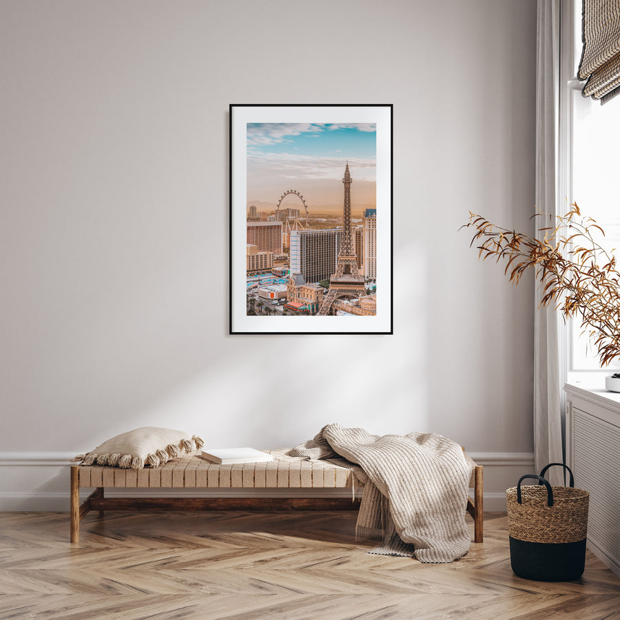 Las Vegas Photo Color Poster
