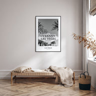 Las Vegas Portrait B&W No 1 Poster