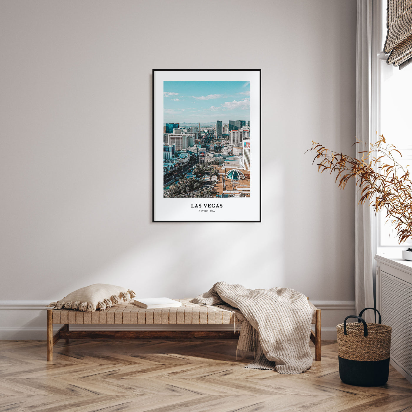Las Vegas Portrait Color Poster