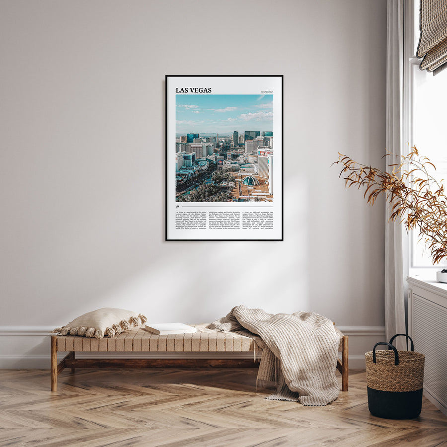 Las Vegas Travel Color Poster