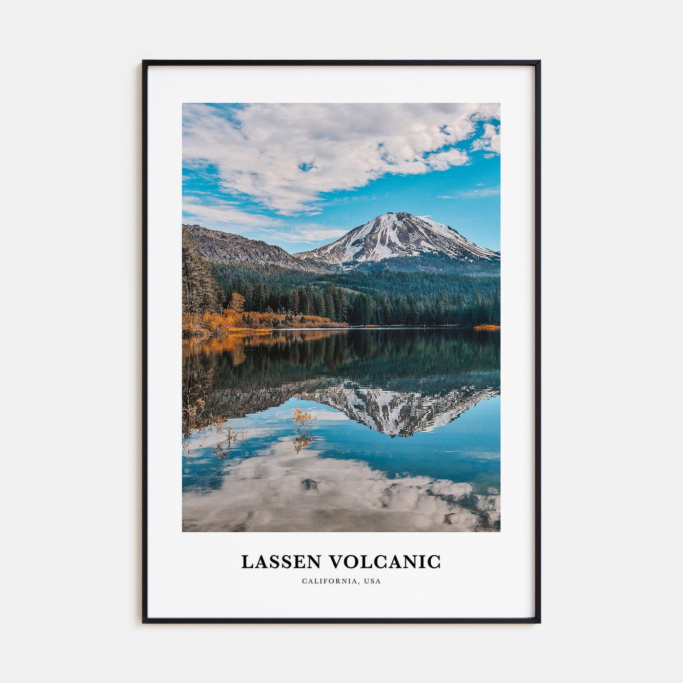 Lassen Volcanic National Park Portrait Color Poster