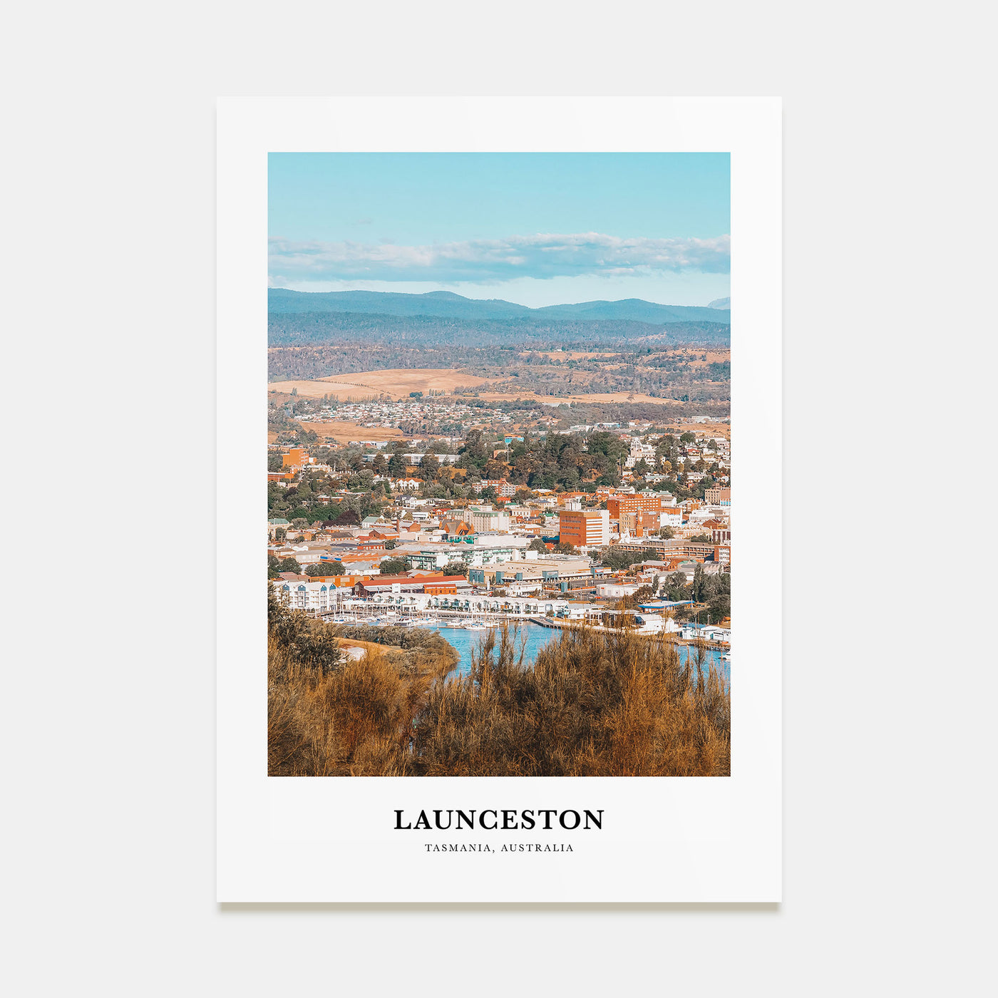 Launceston Portrait Color Poster