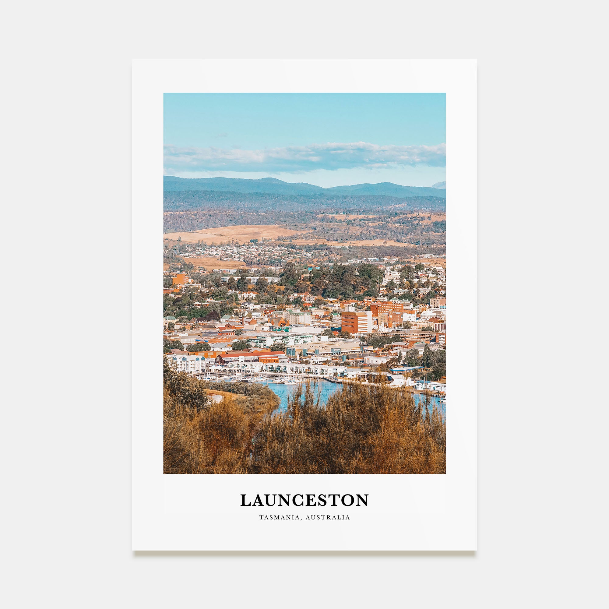 Launceston Portrait Color Poster