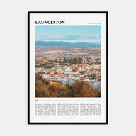 Launceston Travel Color Poster