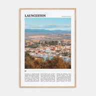 Launceston Travel Color Poster