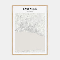 Lausanne Map Portrait Poster