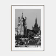 Lausanne Photo B&W Poster