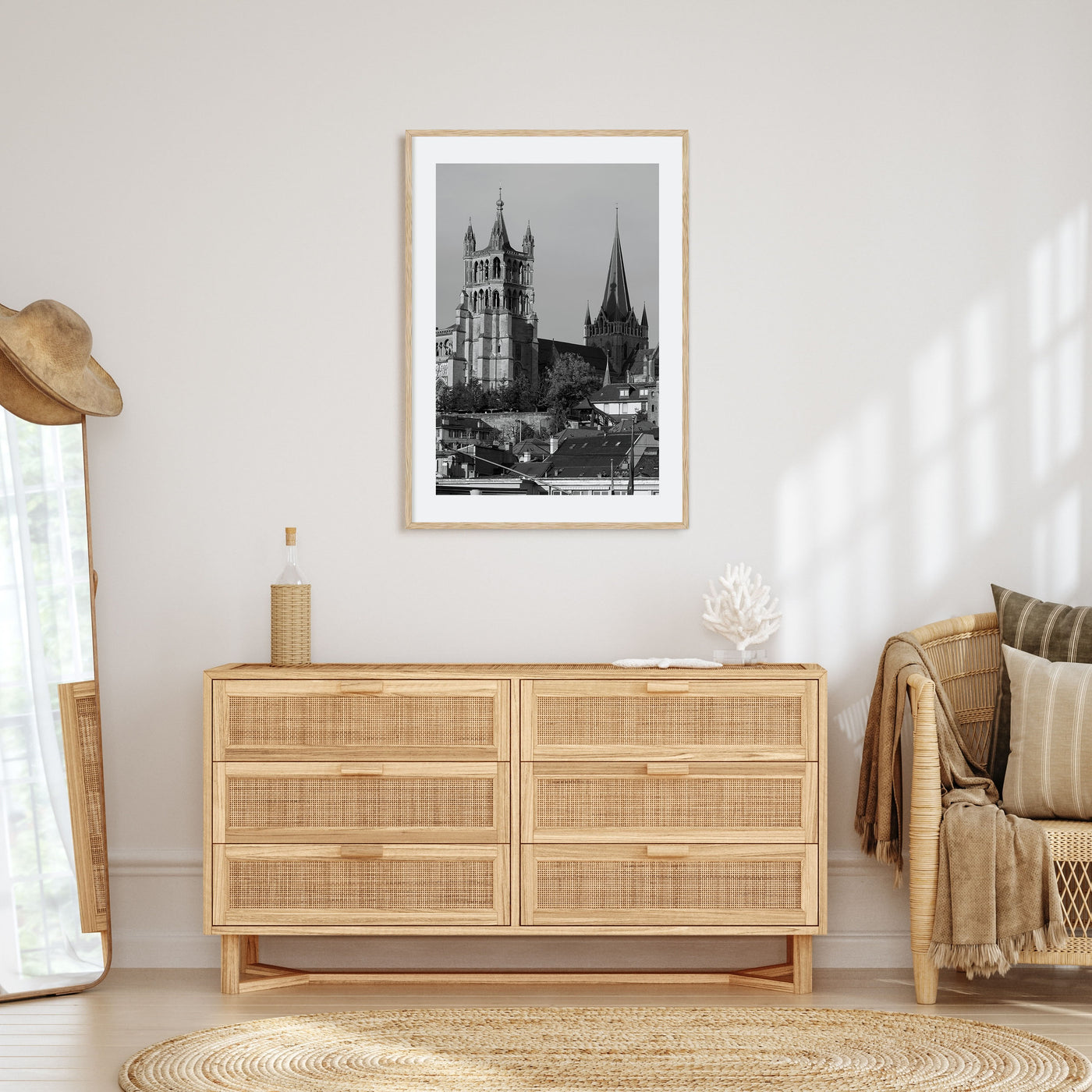 Lausanne Photo B&W Poster