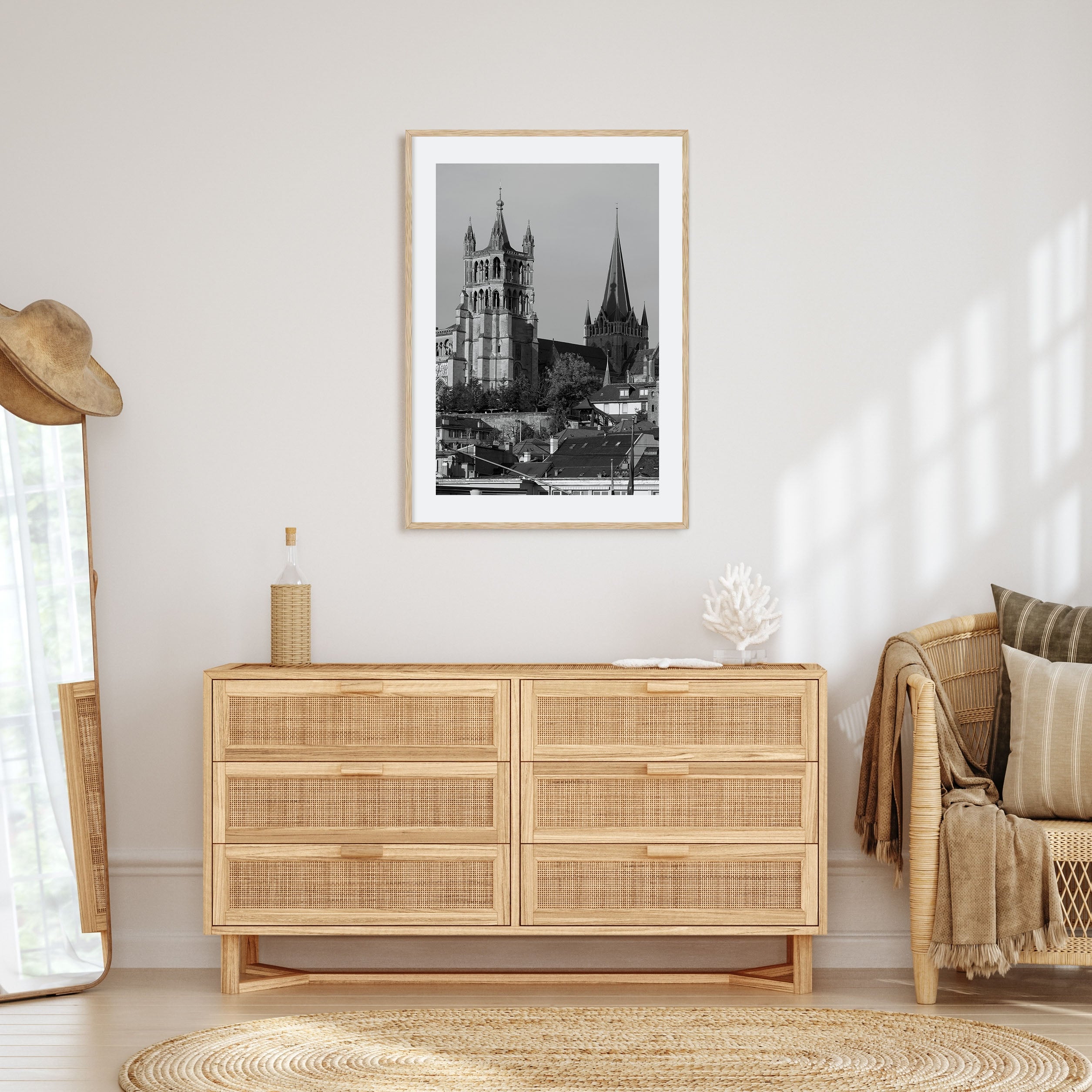 Lausanne Photo B&W Poster