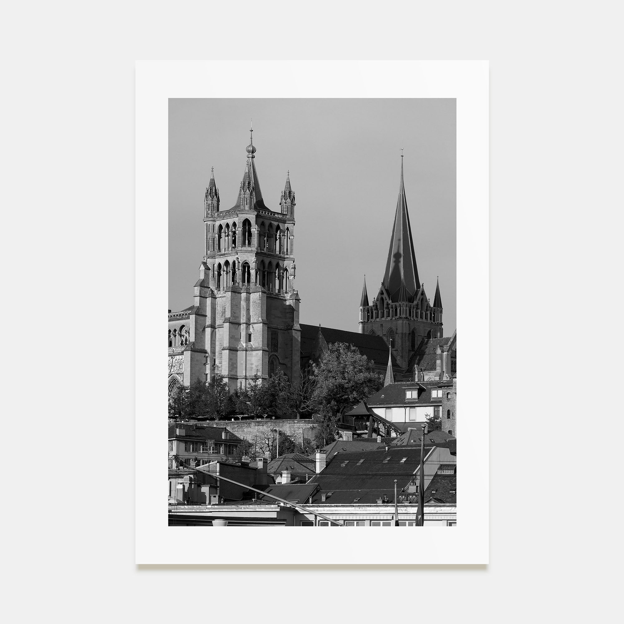 Lausanne Photo B&W Poster
