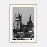 Lausanne Photo B&W Poster