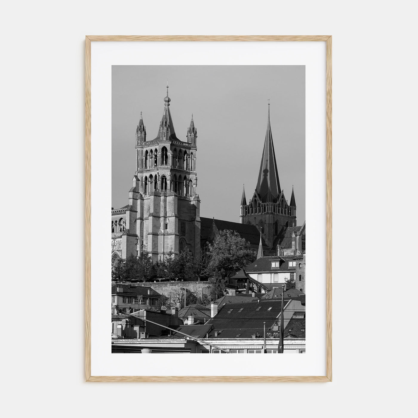 Lausanne Photo B&W Poster