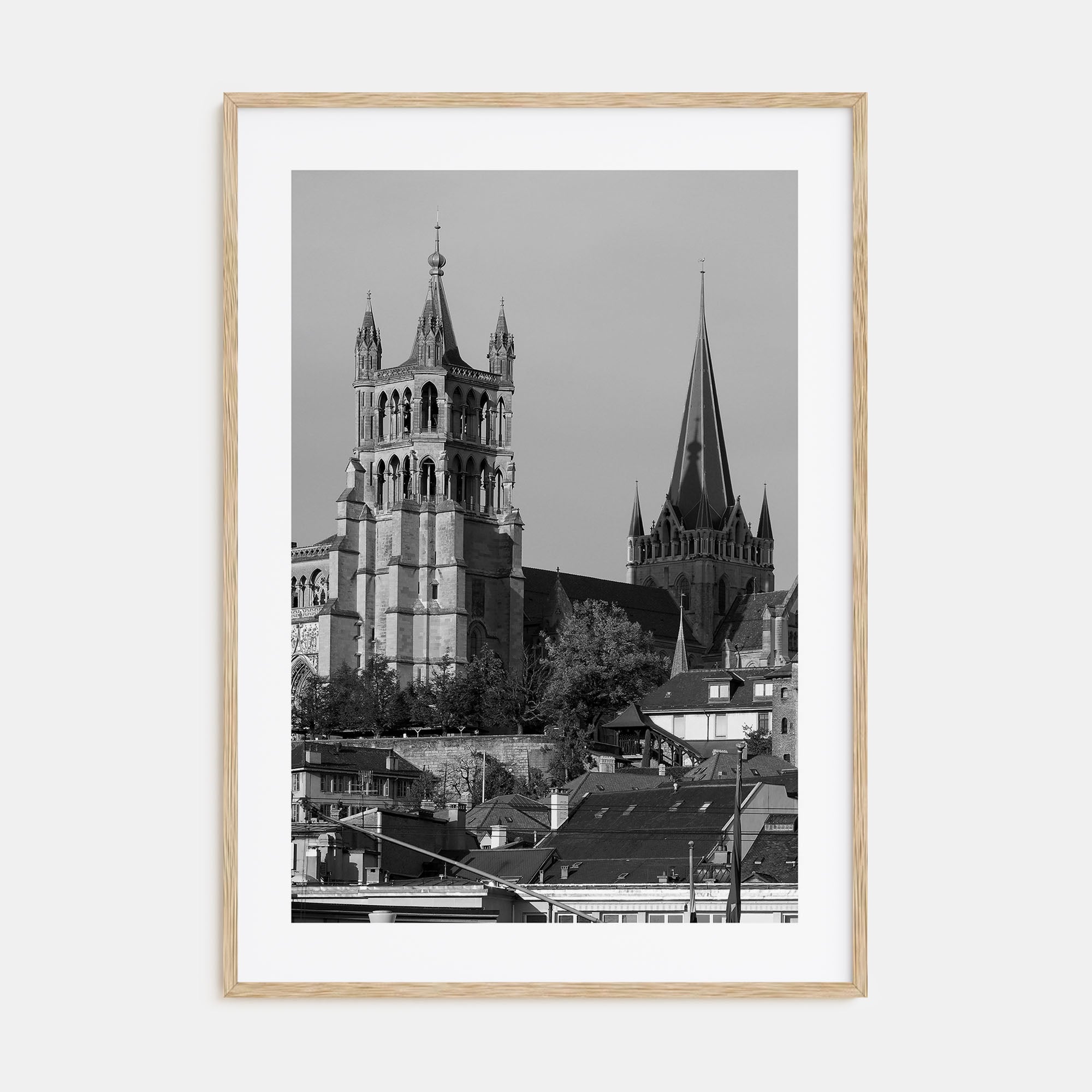 Lausanne Photo B&W Poster