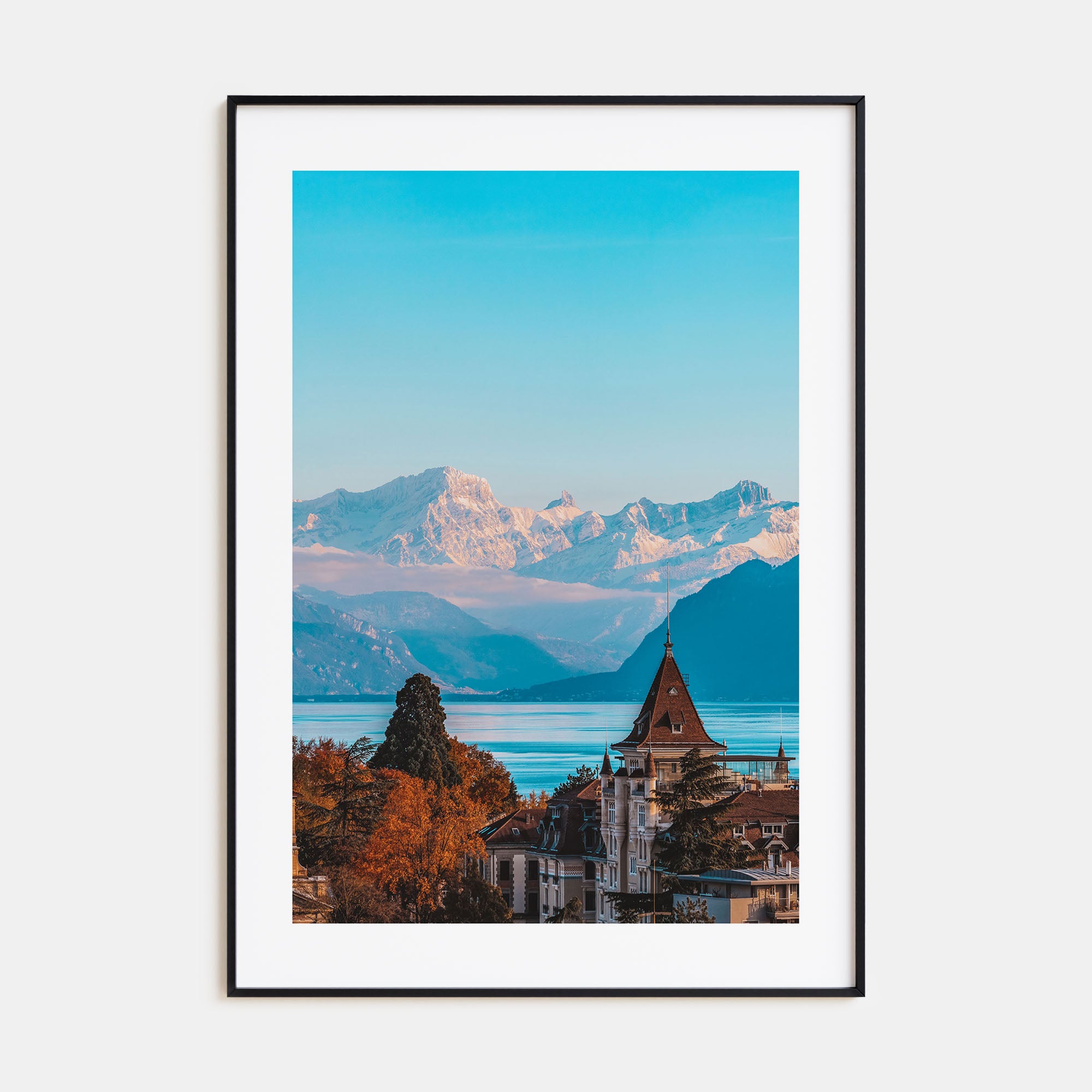 Lausanne Photo Color Poster