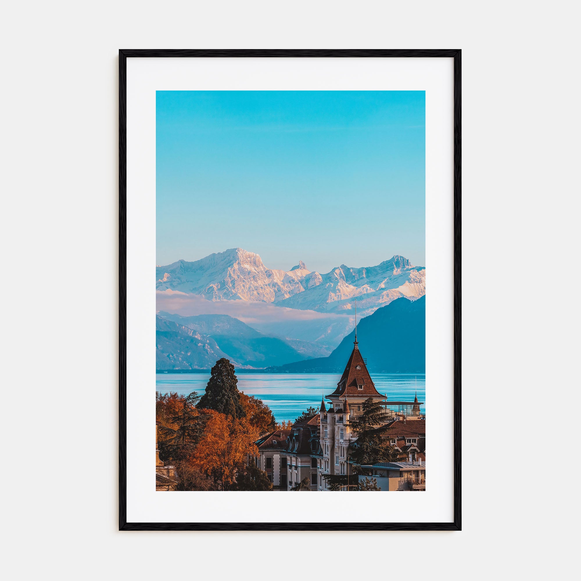 Lausanne Photo Color Poster
