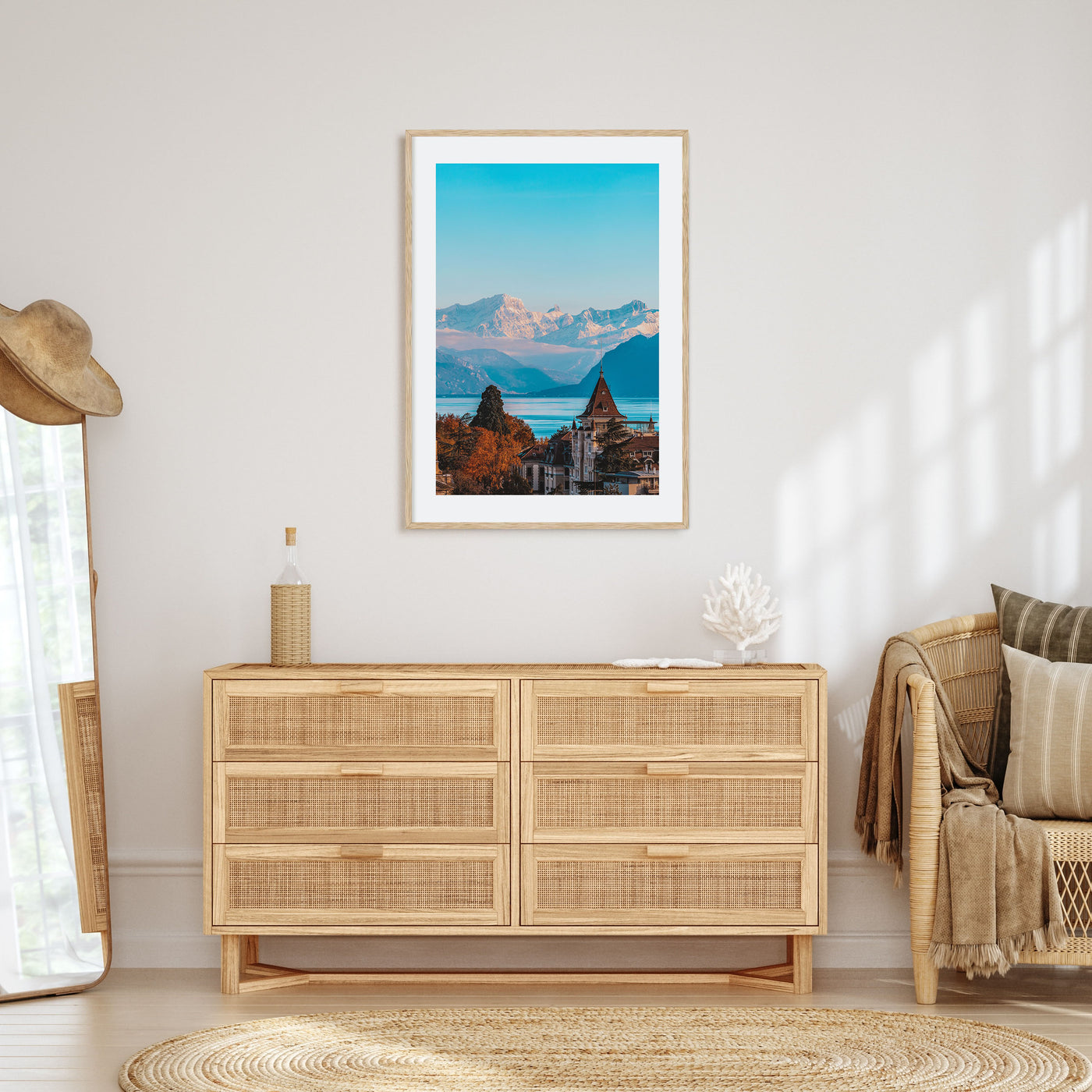 Lausanne Photo Color Poster