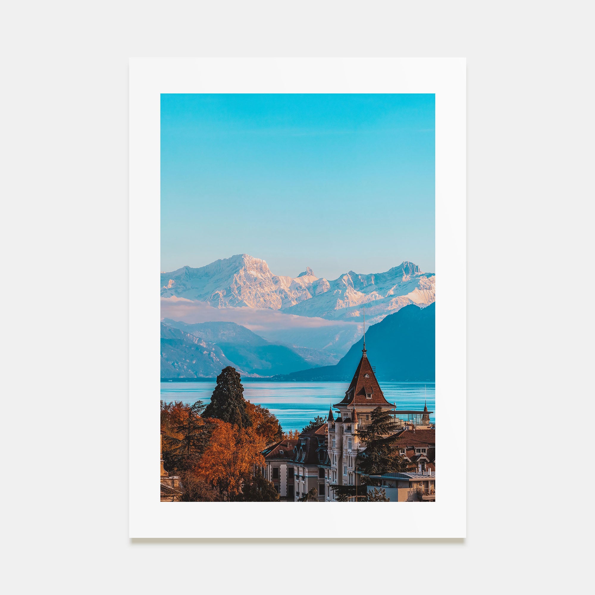 Lausanne Photo Color Poster