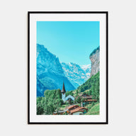 Lauterbrunnen Photo Color No 2 Poster