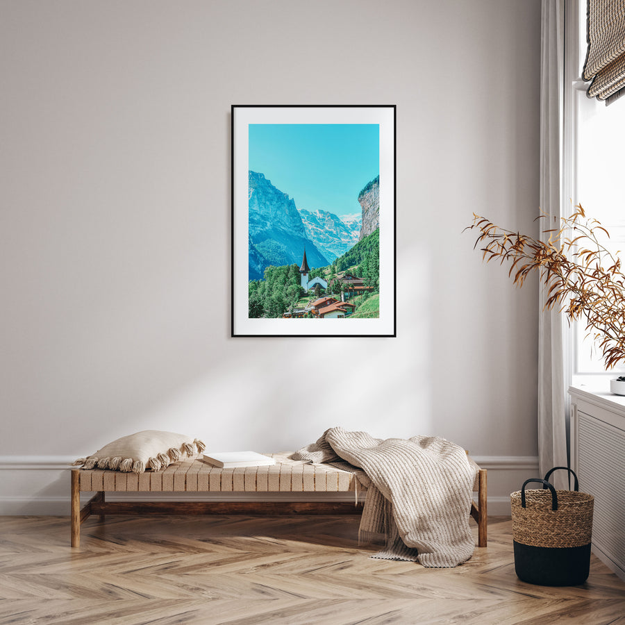 Lauterbrunnen Photo Color No 2 Poster