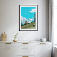 Lauterbrunnen Photo Color No 3 Poster