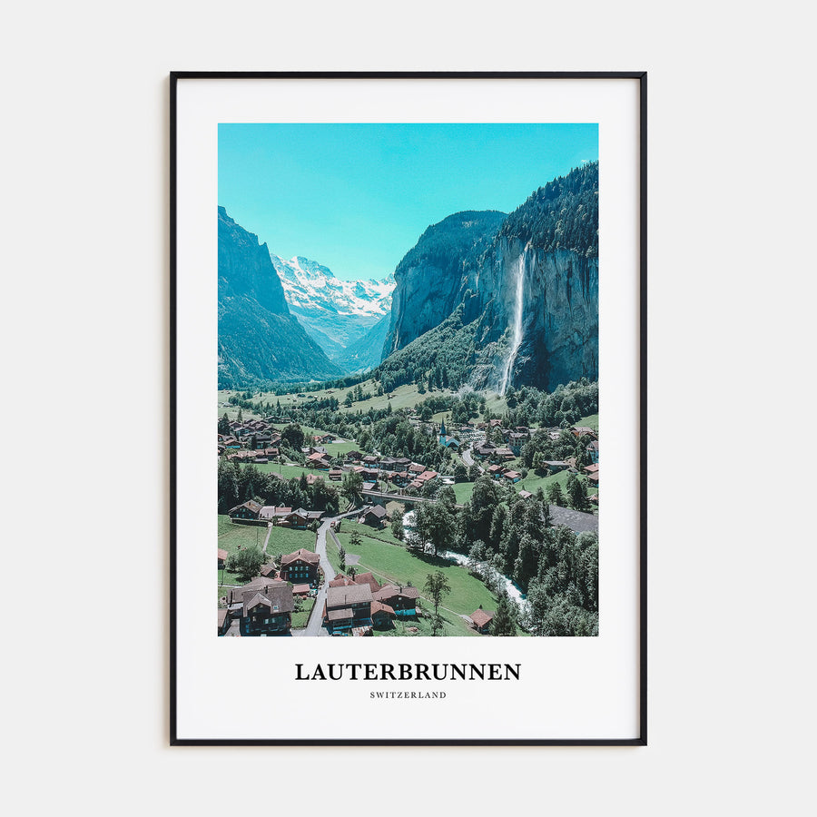 Lauterbrunnen Portrait Color Poster