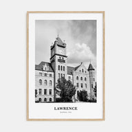 Lawrence, Kansas Portrait B&W Poster