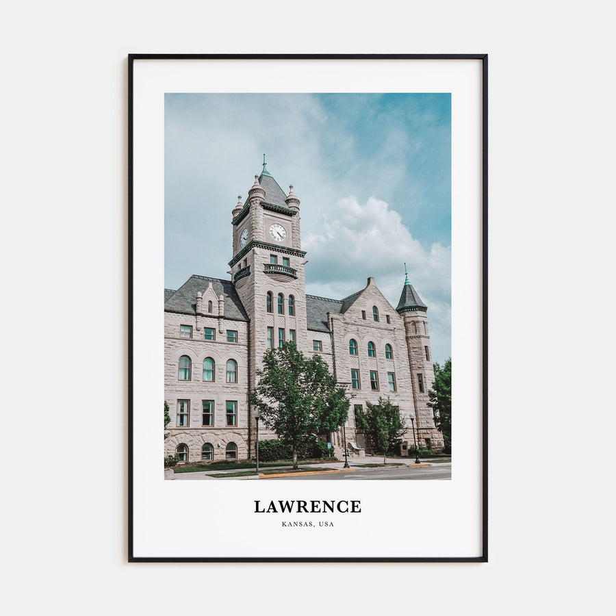 Lawrence, Kansas Portrait Color Poster
