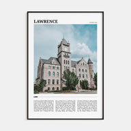 Lawrence, Kansas Travel Color Poster