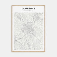 Lawrence, Massachusetts Map Portrait Poster