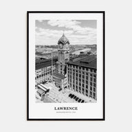 Lawrence, Massachusetts Portrait B&W Poster