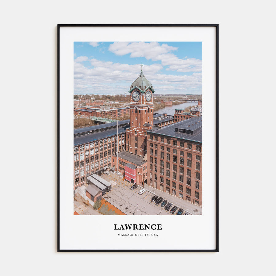 Lawrence, Massachusetts Portrait Color Poster