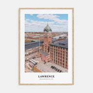 Lawrence, Massachusetts Portrait Color Poster